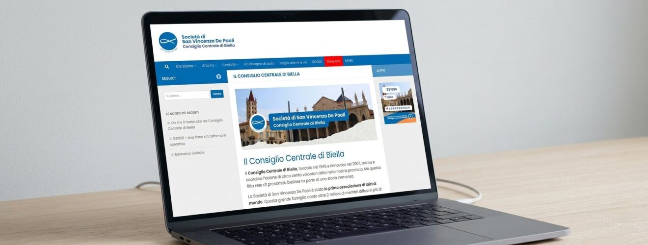 è online il nuovo sito della San Vincenzo di Biella